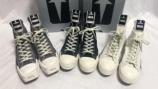 [Unboxing] I got Rick Owens x CONVERSE's TURBODRK, DRKSTAR! [Vlog]