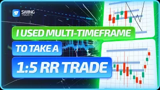 I USED MULTI-TIMEFRAME ANALYSIS TO TAKE A 1:5 RR TRADE!! (TP SMASHED)