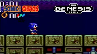 Sonic Chaos (GG) Aqua Planet Zone Sega Genesis remix (Sonic 3 version)