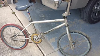 Part 2 Retro BMX 1983 Kuwahara Laserlite $5 30 year Basement Find