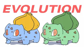 Bulbasaur Evolution, Normal and Shiny - Pokemon Transformation Animation