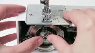 singer SM024  sewing machine   how to Cleaning bobbin chamber Part 1