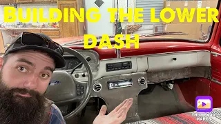 Building lower dash on my crown Vic swap 65 f100 Part 1