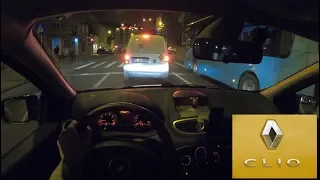 RENAULT CLIO 3 Grandtour POV Night Test Drive GoPro HERO7 Black 4k60fps