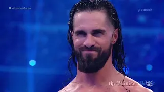 Seth "Freakin" Rollins vs "The American Nightmare" Cody Rhodes WrestleMania 38 Night 1 Highlights HD