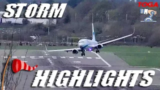 Highlights from STORM KATHLEEN at Birmingham Airport ( BHX )