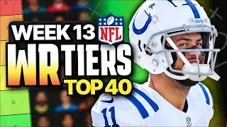 Week 13 Fantasy Football WR Rankings (Top 40)