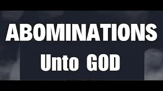 Abominations Unto God: Remove The Violations