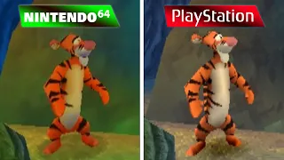 Tigger's Honey Hunt (2000) Nintendo 64 vs PlayStation 1 (Which One is Better?)