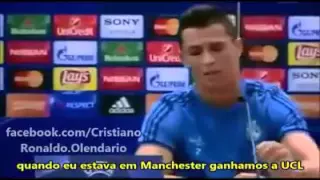 Cristiano Ronaldo responde jornalista na lata sobre Messi, Neymar e Suarez- Craque CR7