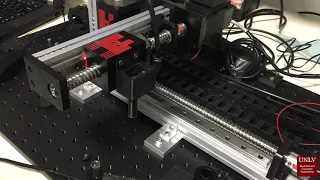 Motor Driven Laser Lens Alignment Station