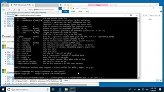 Windows 10 iPerf3 (Network Speed Test Software) Install and Demonstration