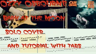 🔴Ozzy Osbourne - Bark at the Moon (Solo cover with tabs)