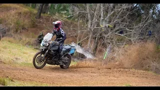 Racing the Triumph Tiger 800XC