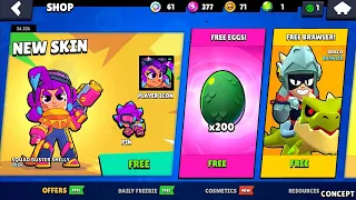 THE BEST GIFTS IN THE WORLD IS HERE???🥳🥵BRAWL STARS NEW FREE GIFTS🎁BRAWL STARS NEW SEASON🦀/CONCEPT