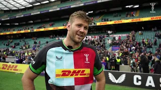 Captain Stephan Lewies speaks after Harlequins big win against Northampton Saints