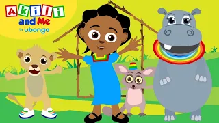 Count from 1 to 15 with Sticks! | Numbers & Shapes with Akili and Me | African Educational Cartoons