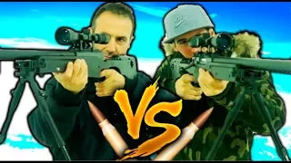 Me ENFRENTO a MI PADRE con ARMAS REALES vs FRANCOTIRADOR en la VIDA REAL!! Makiman