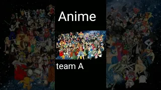 who is strongest team A vs team B #short #viral #anime