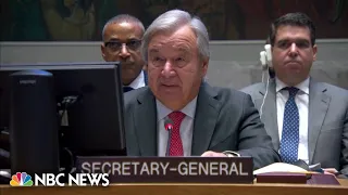 U.N. chief calls for a cease-fire as Israel-Hamas war continues