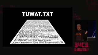 34C3 -  Eröffnung: tuwat