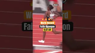 🔥💥🔥Faith Kipyegon 🇰🇪BREAKS the 1 Mile WORLD RECORD in Monaco @WorldAthletics