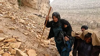 First Flood in the Nomadic Village😔_ the nomadic lifestyle of Iran