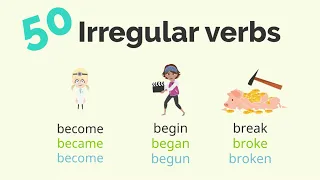 50 most common irregular verbs l irregular verbs with pictures and pronunciation