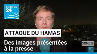 Attaque du Hamas : l'armée israélienne présente des images à la presse • FRANCE 24