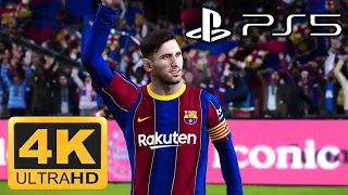 (PS5 UHD) [4K60FPS] eFootball 2022 - Arsenal vs Barcelona |PS5™ Gameplay