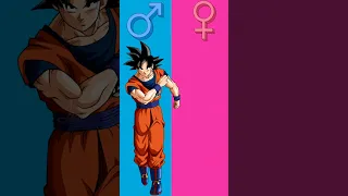 Fusion Dragonball Characters in Gender Swap Mode #anime #dbz #shorts