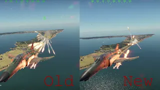 Old&New look of chaff/flares in War Thunder