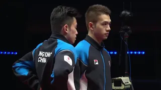 2019 ITTF World Tour Grand Finals 1/4 Final | Fan Zhendong/Xu Xin vs. Wong Chun-ting/Ho Kwan Kit