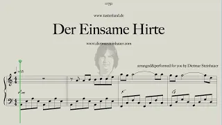 Der einsame Hirte  -  Easy Piano