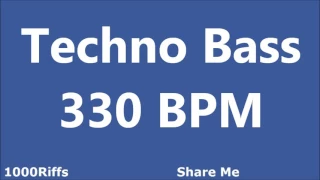 Techno Bass E2 Metronome : 330 BPM