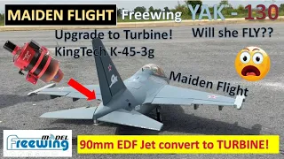 Freewing Yak-130 Super Scale Ultra Performance - Conversion to Turbine by Pilot Ali (Maiden Flight)