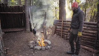 Что такое bushcraft. День в лесном лагере. Бушкрафт по-русски #1.