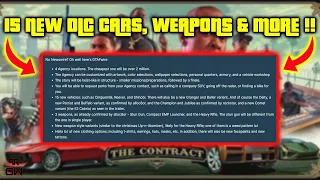 15 NEW DLC Cars LEAK, New Heist, Property, Weapons & HUGE info !! GTA 5 Online The Contract DLC 2021