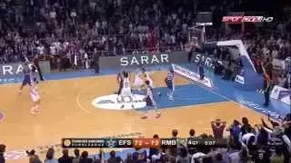 Anadolu Efes 75 - 72 Real Madrid Matt Janning'in Son Saniye Basketi
