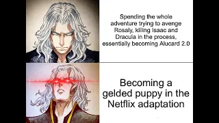 Hector Game VS Hector Netflix Anime in a nutshell (Castlevania memes)