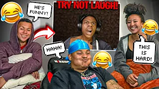 TRY NOT TO LAUGH OR GET SMACKED! *SISTER HITS HARD* (ISHOWSPEED CLIPS)