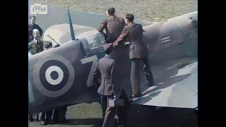 RAF Hornchurch 1942 Colourised Footage