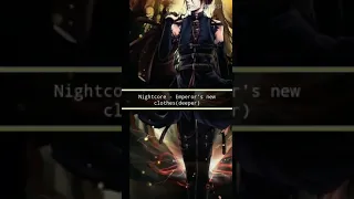 Nightcore - Emperor's new clothes (deeper)