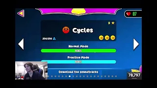 Doggie having troubles with cycles for 1 minute straight