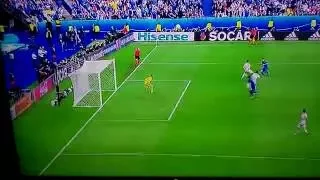 Italia vs spain 2-0 GOAL euro cup 2016