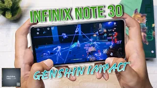 Infinix Note 30 Mediatek Helio G99 Genshin Impact Test 2023 | @ZYDREVIEW