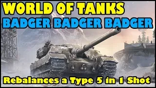 World of Tanks: BADGER BADGER BADGER.....TYPE 5 HEAVY