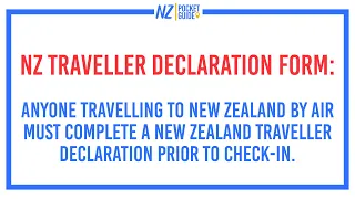 New Zealand Traveller Declaration: Everything You Need To Know - NZPocketGuide.com