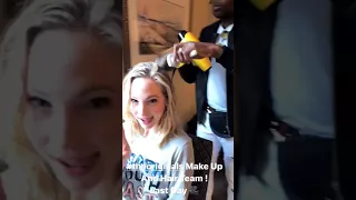 Candice King on The Originals (behind the scenes)