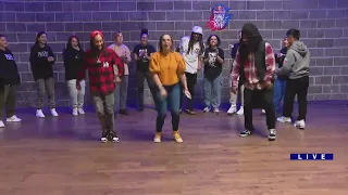 Ana dances with 'Red Bull Dance Your Style Chicago'